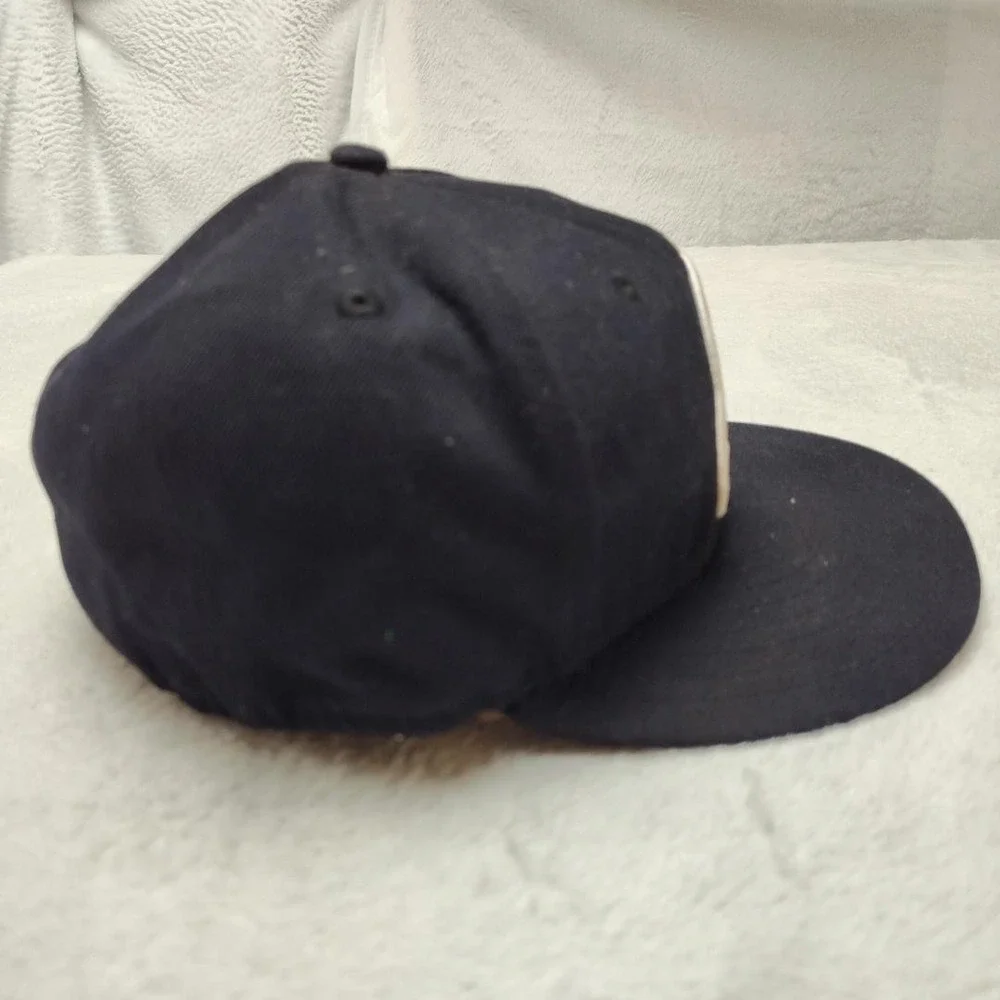 Peoria Chiefs New Era Hat Cap Fitted Mens 7 1/8 Black 59FIFTY Baseball Game Used
